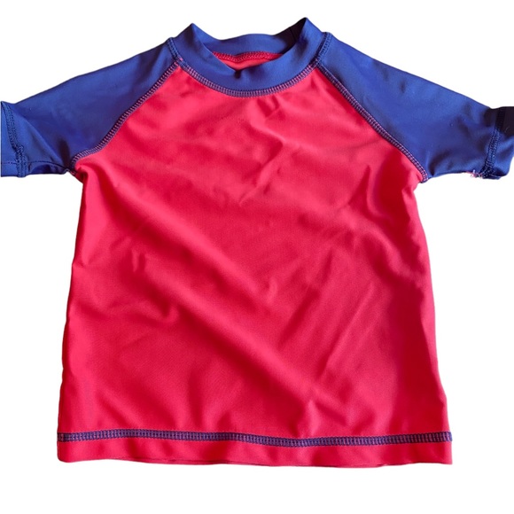 Tommy Bahama Kids Toddler Boy Patriotic Swim Top and Swim Trunks - Picture 2 of 7